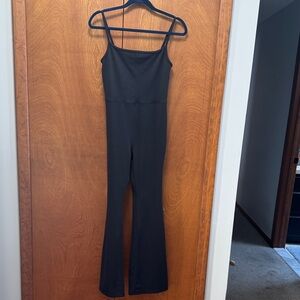 Aritzia Golden Flare Leg Jumpsuit. Wilfred Free Black Spaghetti Strap. Size M.